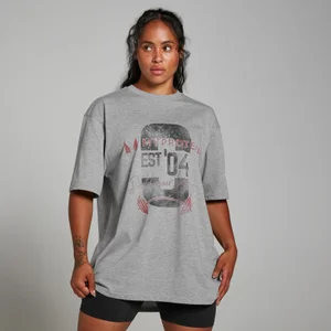 MP Origin Graphic T-Shirt - Grey Marl - Size XXS-XS