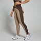 MP Women's Contrast Rib Seamless Leggings - Cashmere/Espresso