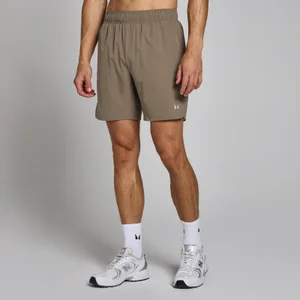 MP Men's 2-in-1 7" Training Shorts - Soft Brown - Size S