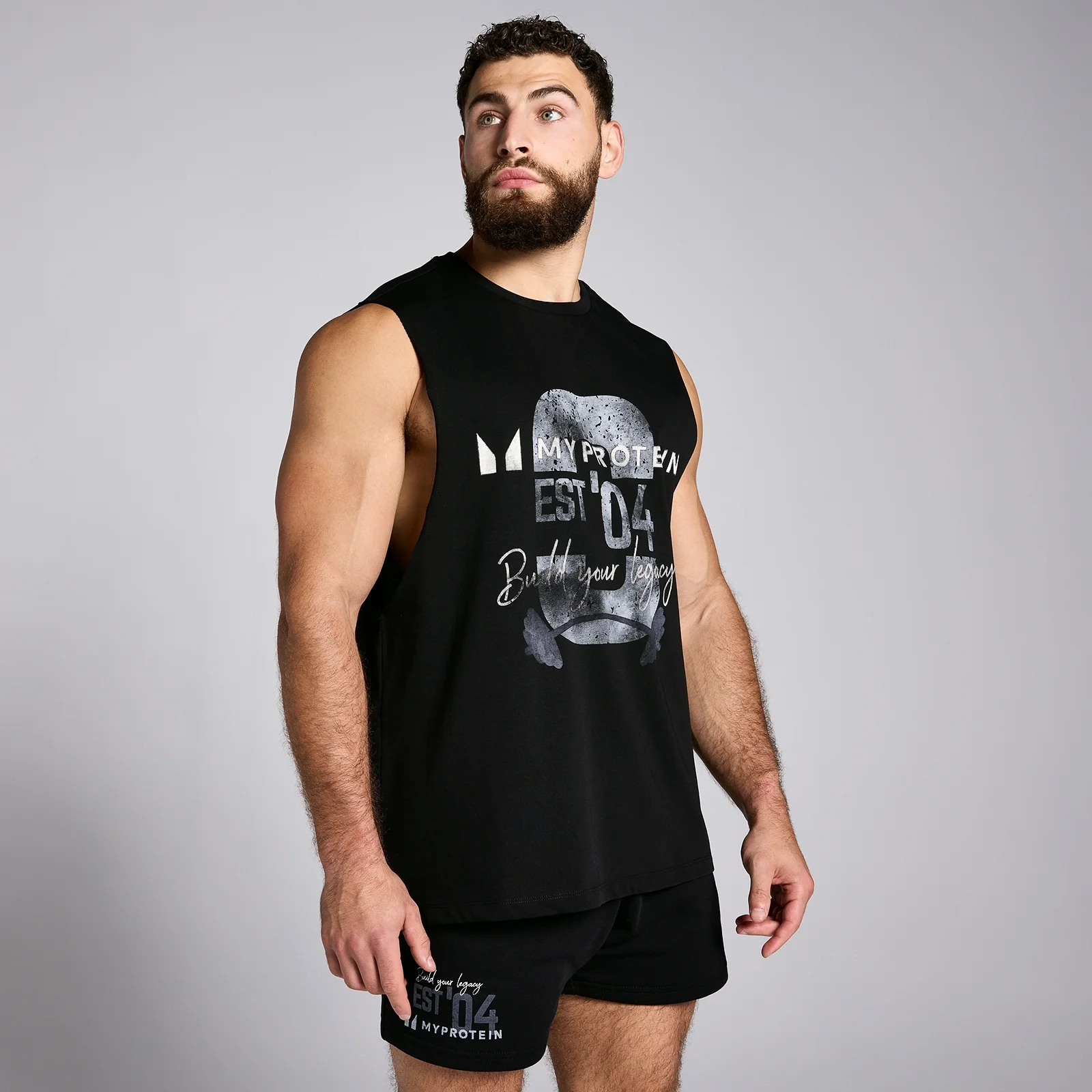 MP Men's Origin Graphic Vest - Black - XS Image 1