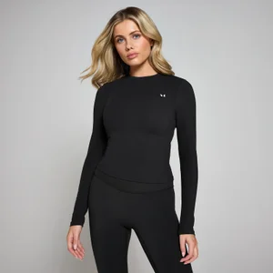 MP Women's Tempo Good Body Fit Long Sleeve Top - Black - Size L