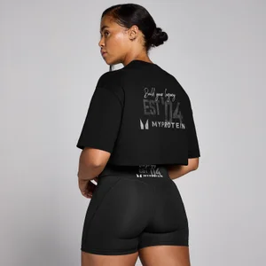 MP Women's Origin Crop Graphic T-Shirt - Black - Size L