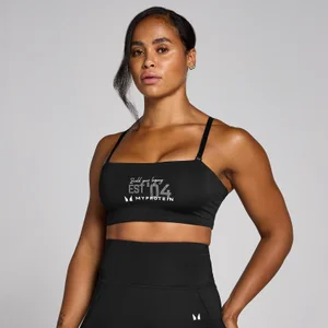 MP Women's Origin Graphic Training Sports Bra - Black - Size L