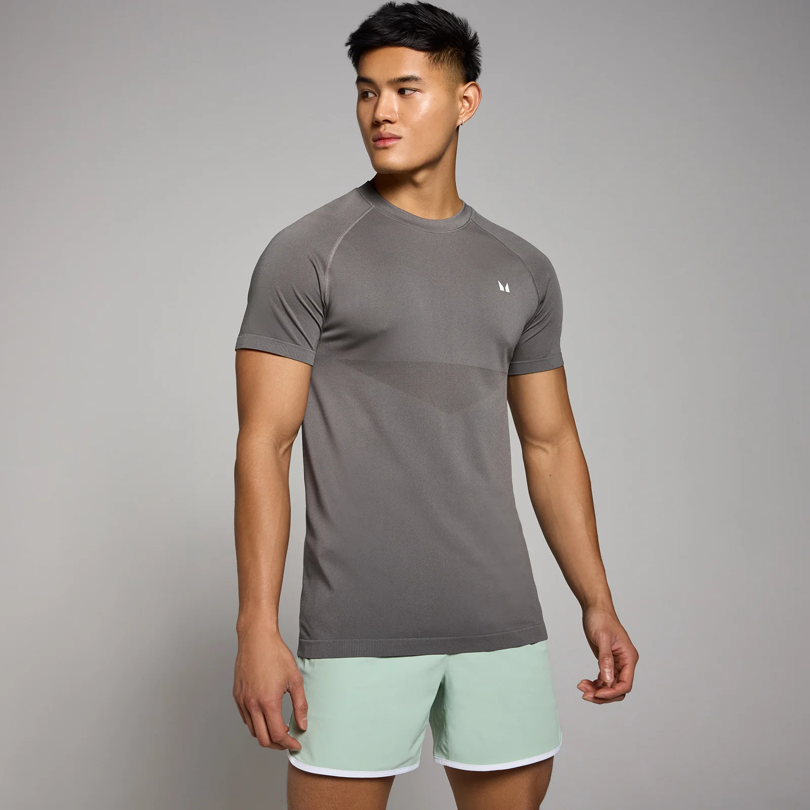 MP Men's Tempo Seamless T-shirt - Rock - L Image 1