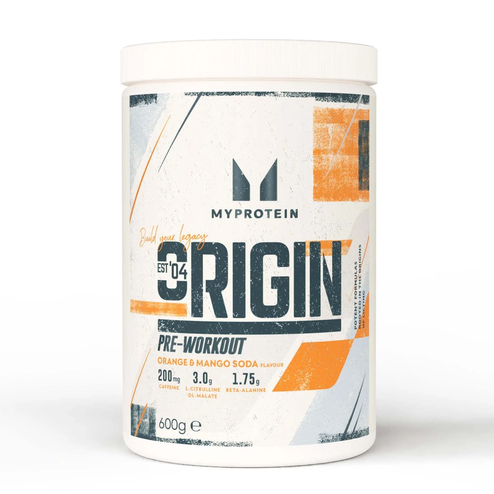 Origin Pre-Workout - 600g - Orange Mango Image 1