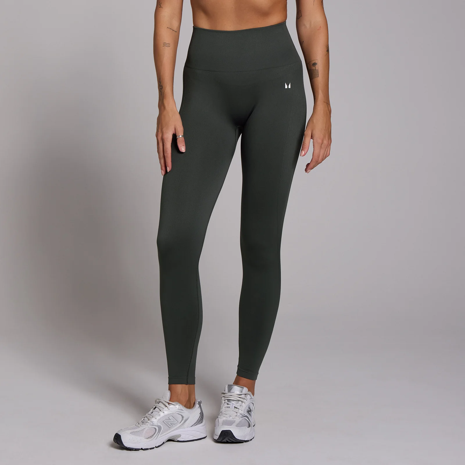 MP Women's Shape Seamless 7/8 Leggings - Dark Shadow - XS Image 1