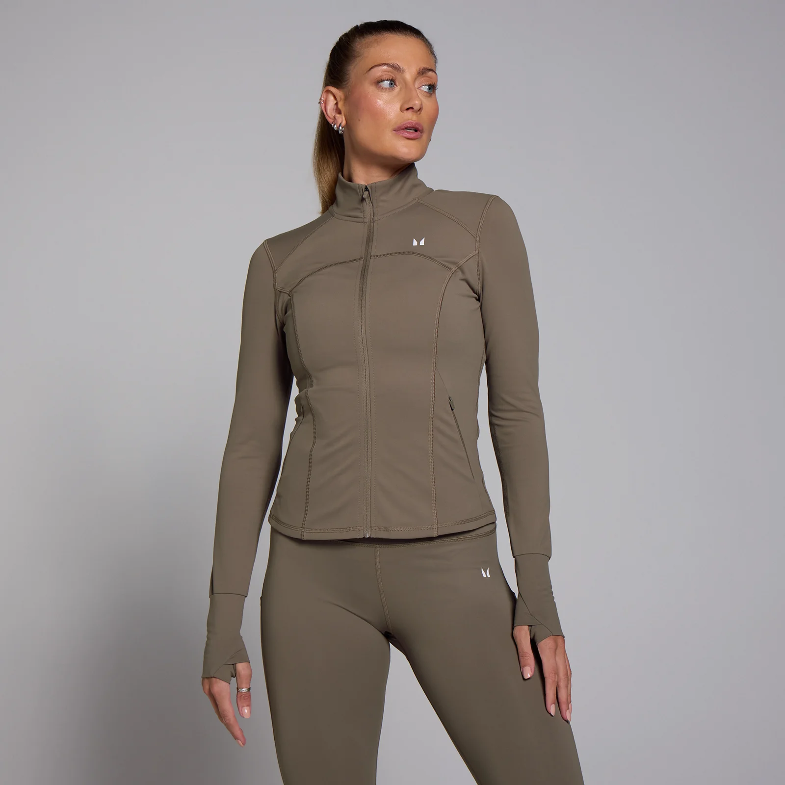 MP Women's Power Slim Fit Jacket - Espresso - XXL Image 1