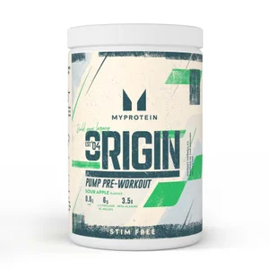 Myprotein Origin Pre-Workout Stim Free - Flavour Sour Apple