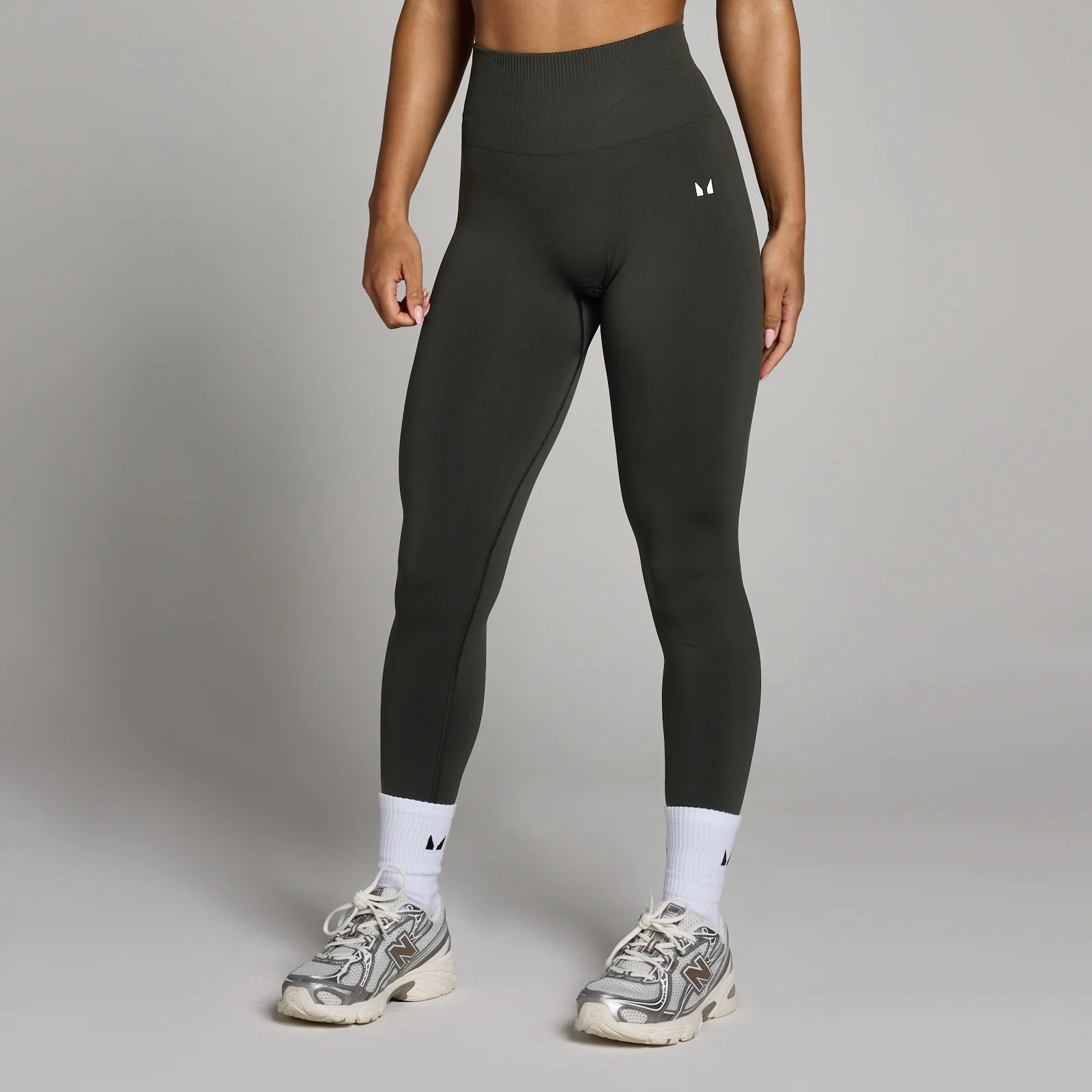 MP Women's Tempo Seamless Leggings - Night Grey - M Image 1