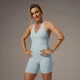 MP X Tatiana Contrast Halterneck Shorts All In One - Light Aqua