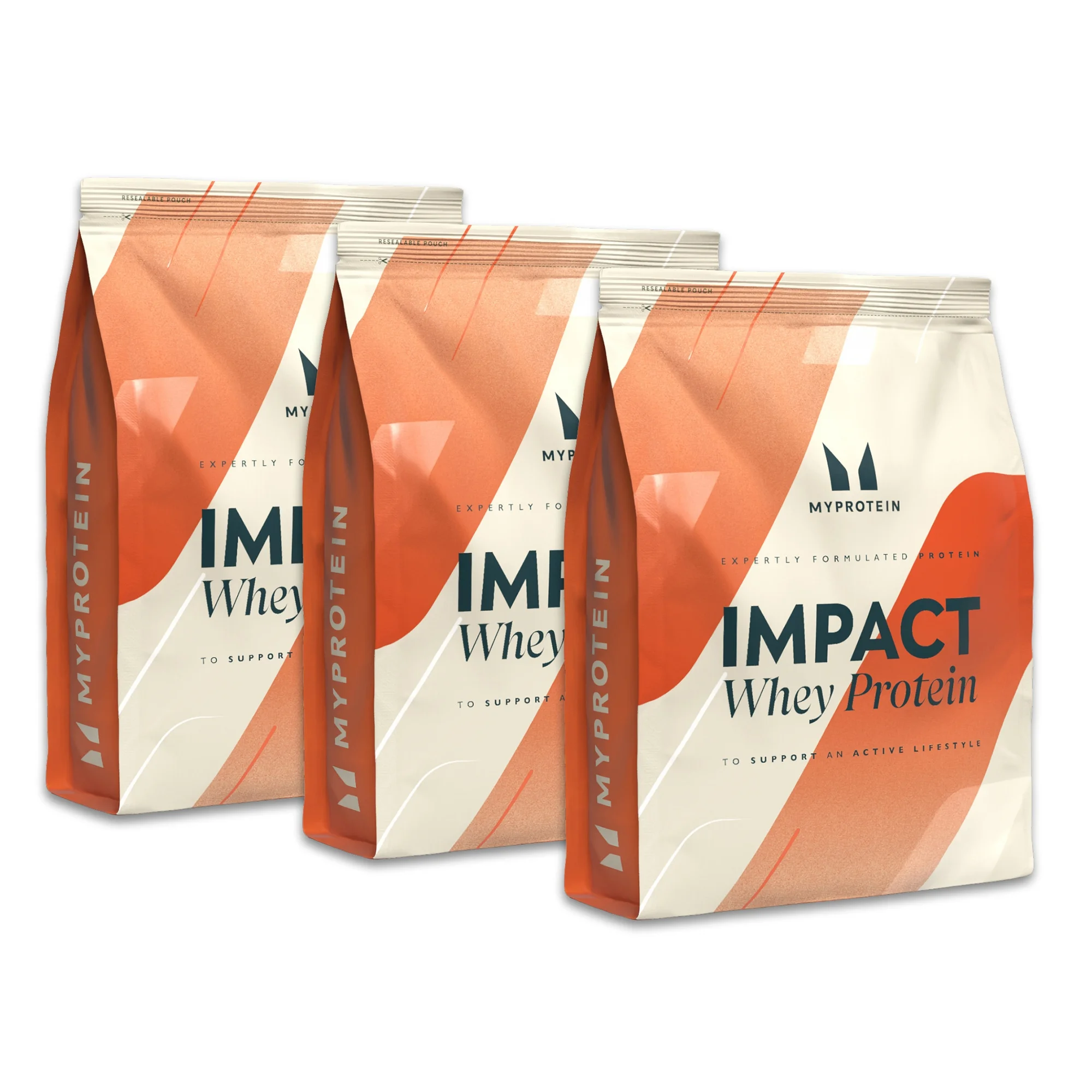 Impact Whey Protein Mix & Match Triple Pack - Vanilla - Banana - Strawberry Cream Image 1