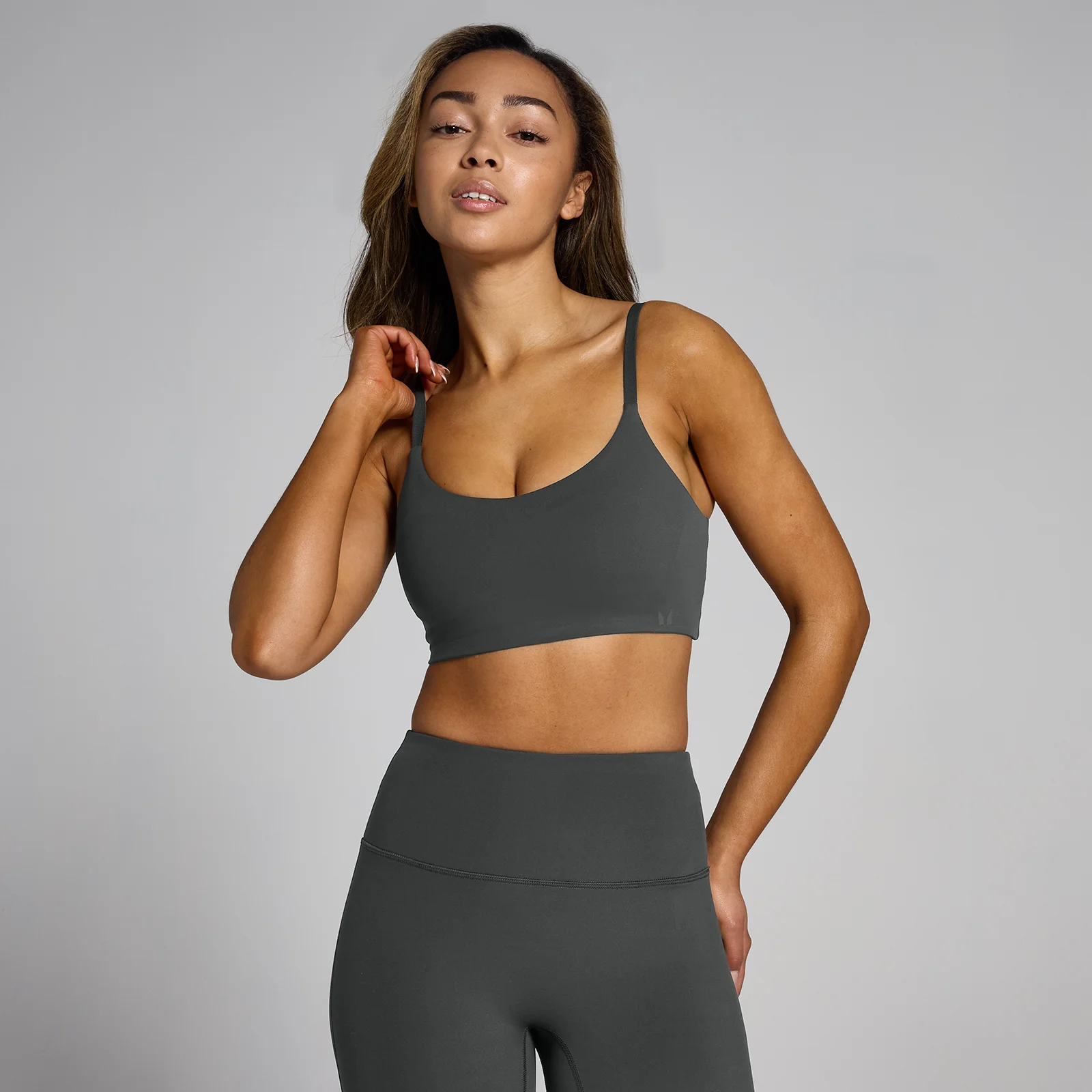 MP Women's Tempo Sports Bra - Night Grey - L Image 1