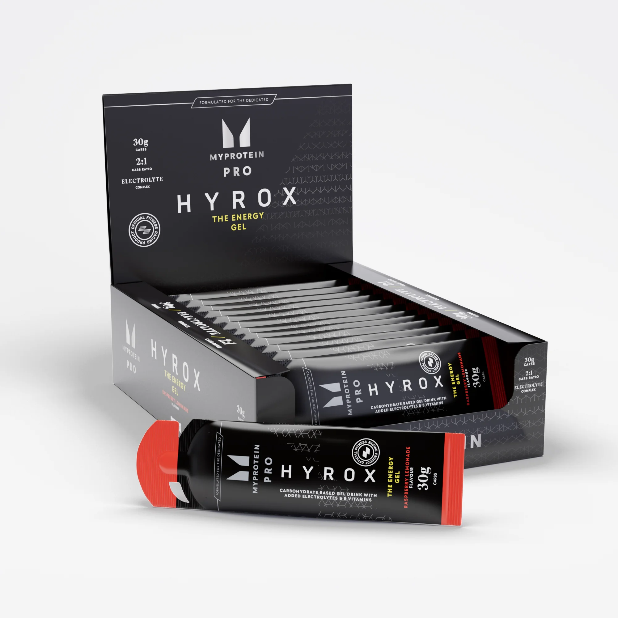 THE Energy Gel - HYROX - 20servings - Raspberry Lemonade Image 1