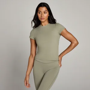 MP Women's Tempo Body Fit Short Sleeve T-Shirt - Brindle - Size S