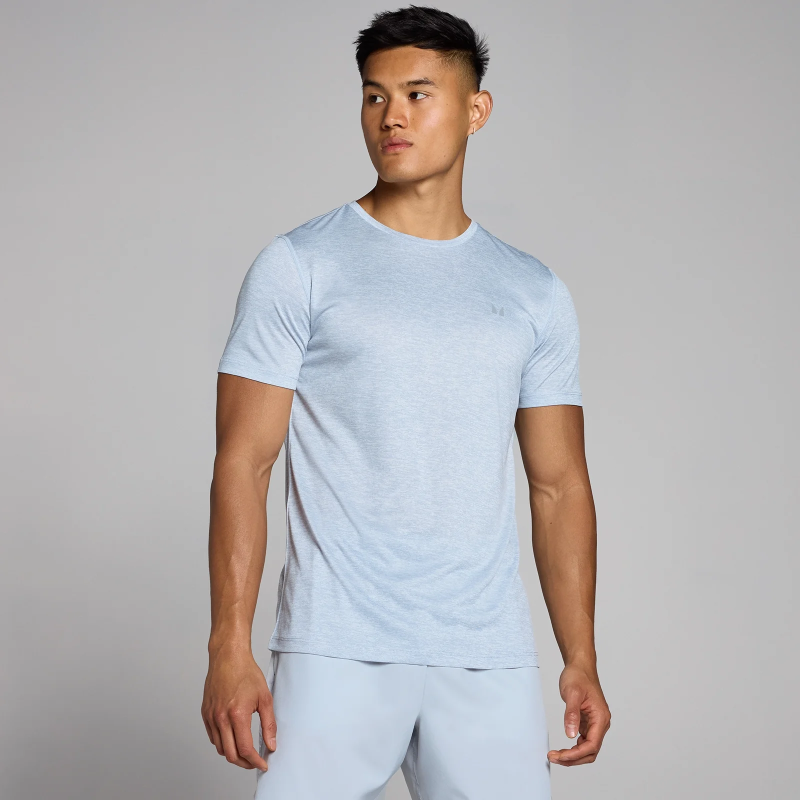 MP Men's Tempo Marl T-Shirt - Ice Grey - XS Image 1