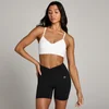 MP Women's Tempo Ruched Front Sports Bra - White
