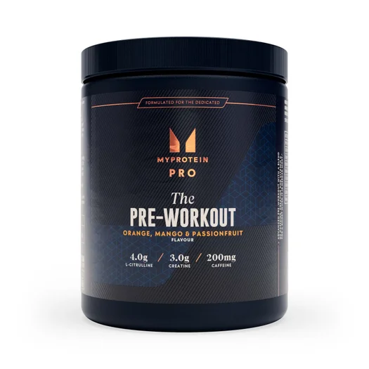 Myprotein, THE Pre-Workout (AU) - 471G - 30servings - Orange Mango Passionfruit