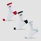 MP Tatiana 3pk Crew Socks - Rust/Aqua