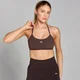 MP Women's Tempo Strappy Back Sports Bra - Chocolate