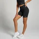 MP Women's Tempo Ultra Curved Seam Shorts - Black