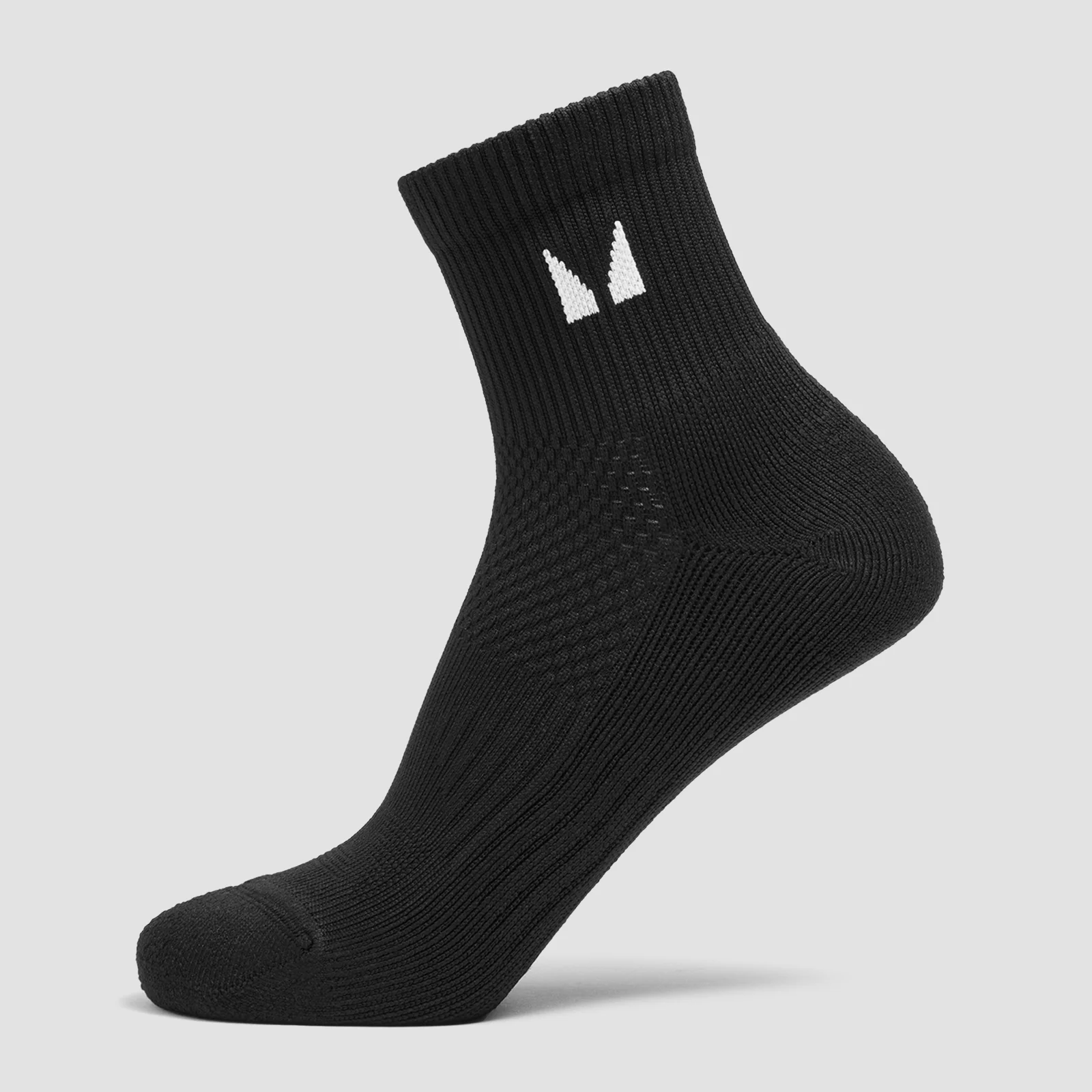 MP Running Ankle Socks - Black - UK 2-5 Image 1