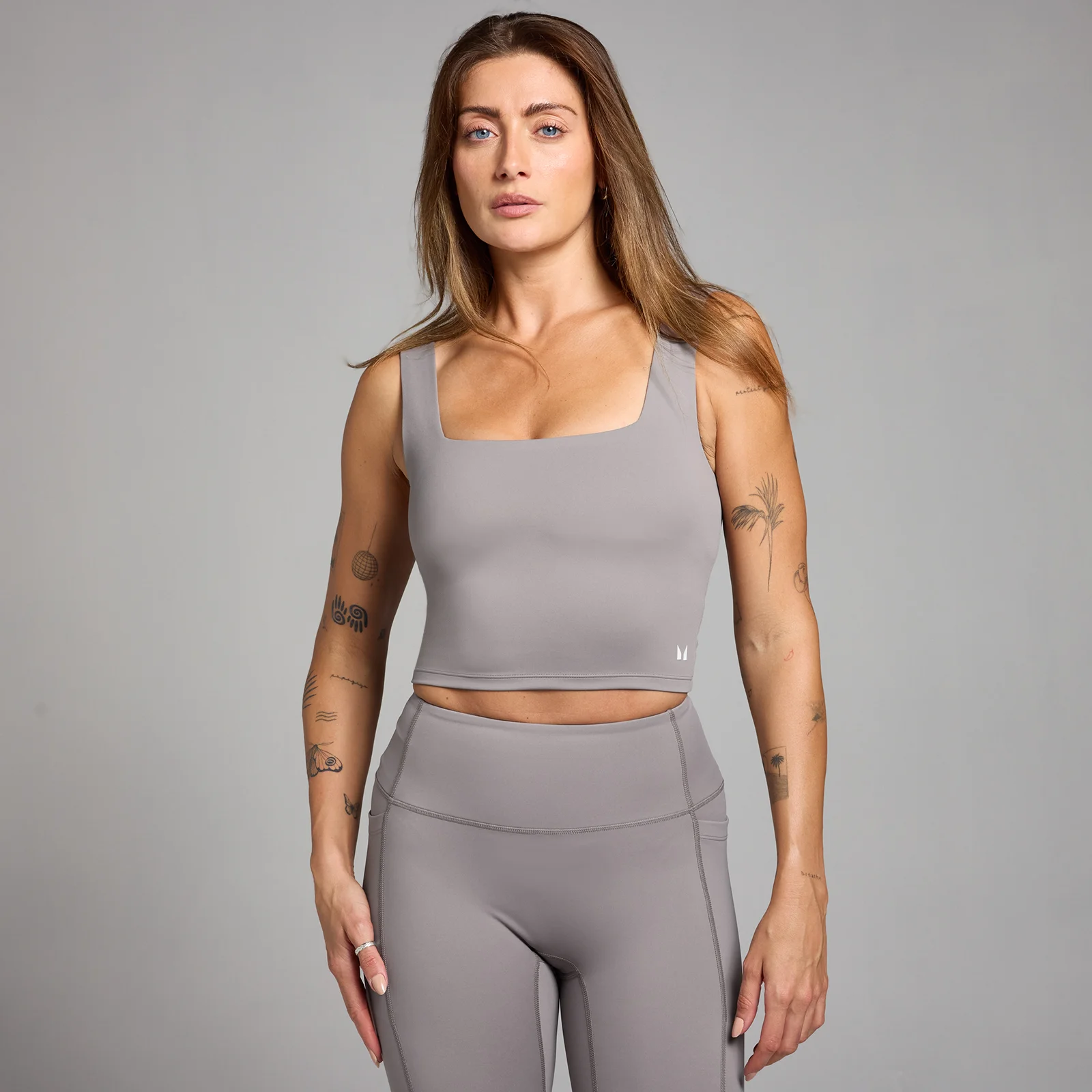 MP Women's Active Square Neck Vest - Cool Grey - XS Image 1