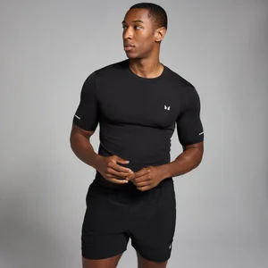 MP Men's Active Seamless Printed T-Shirt - Black - Size S