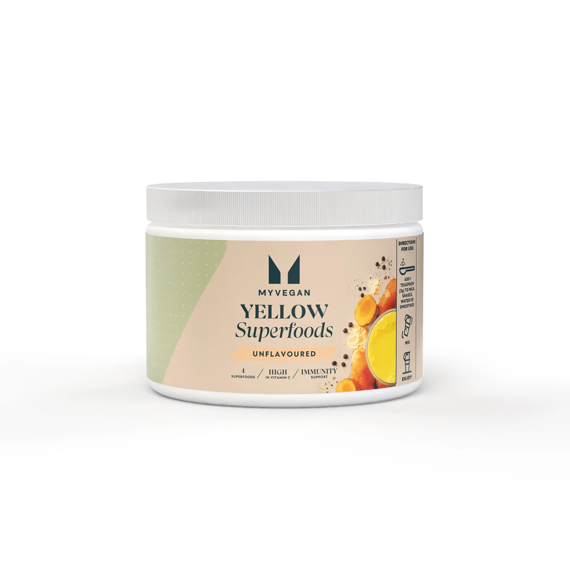 Myvegan Yellow Superfood Blend (AUS) - Unflavoured Image 1