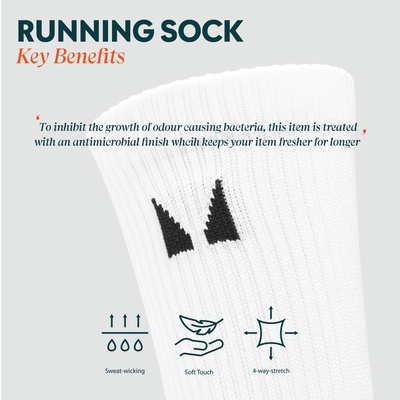 MP Running Socks (3 pack) - Black - UK 12-14 Image 7