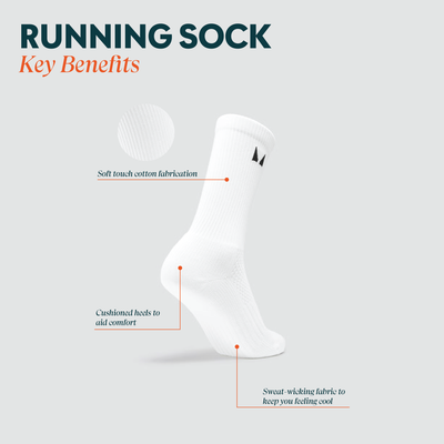 MP Running Socks (3 pack) - Black - UK 12-14 Image 6