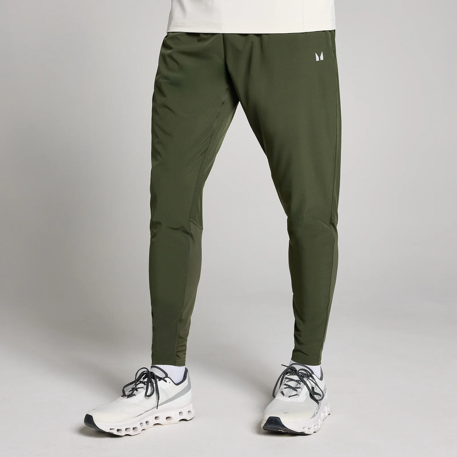 MP Men's Woven Training Joggers - Forest Green - XS Image 1