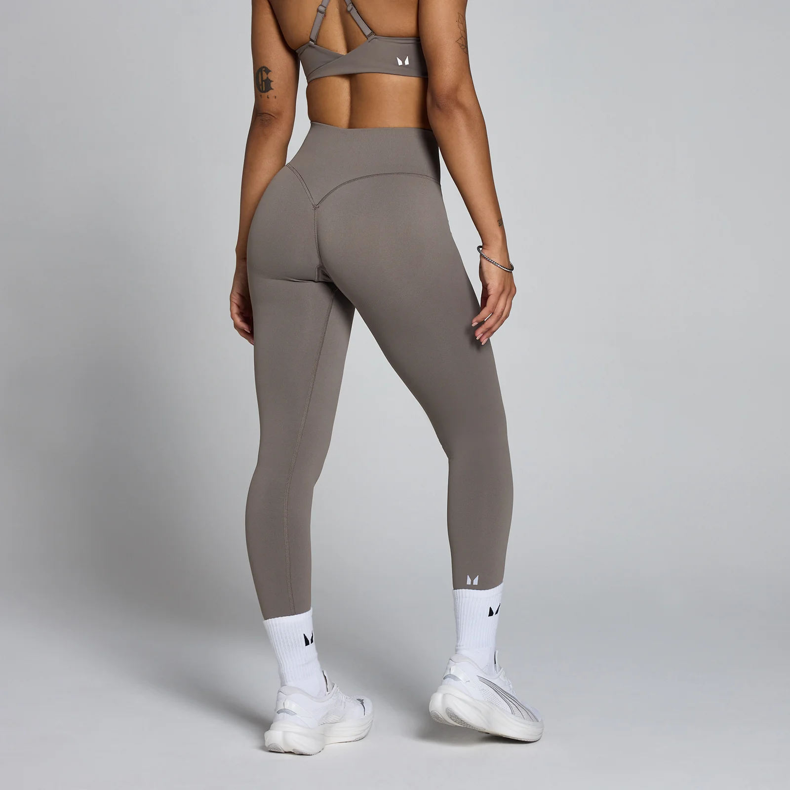 MP Women's Tempo Hybrid Seamless Leggings - Ash Grey - XS Image 1