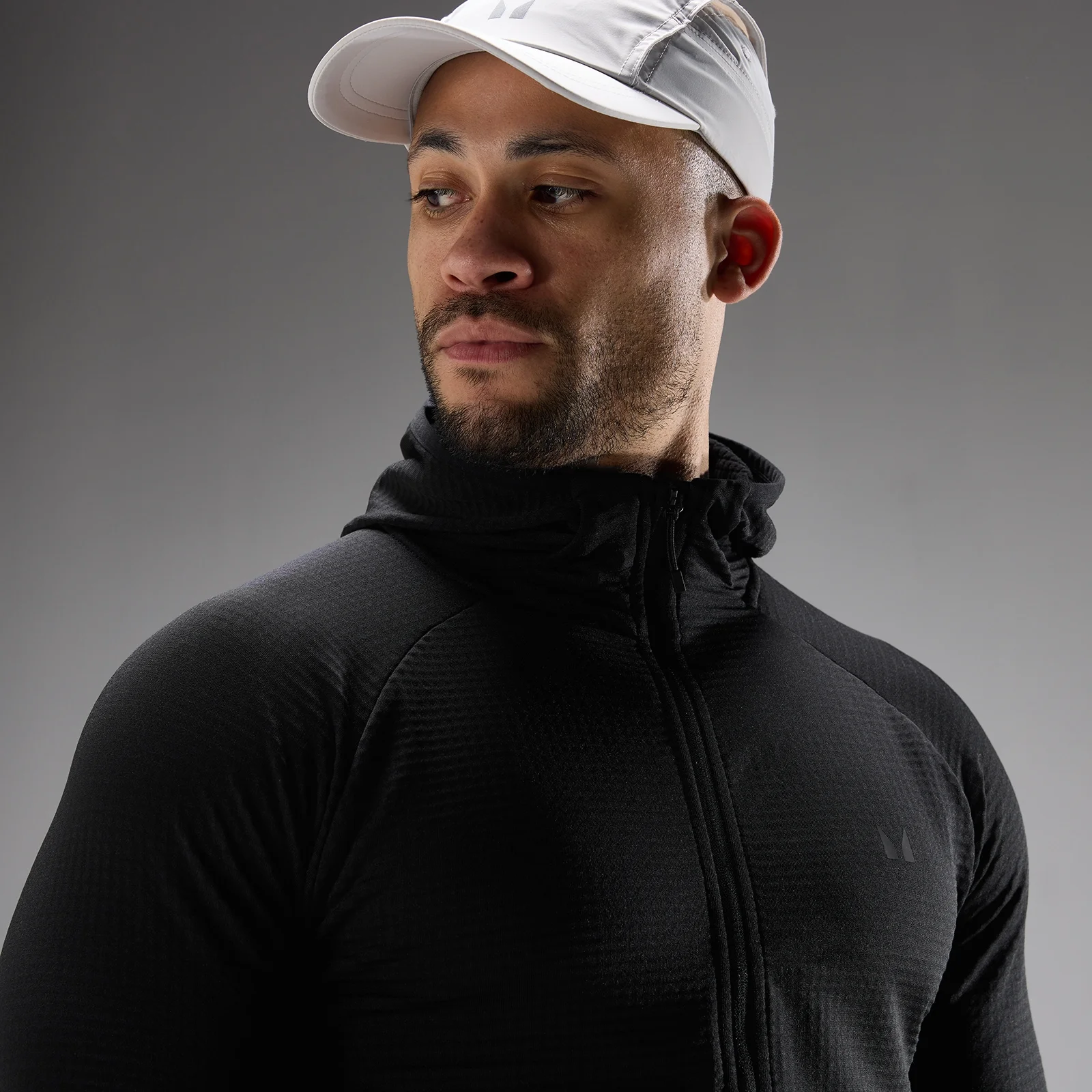 MP Men's Training Ultra Gridded Hoodie - Black - L Image 4