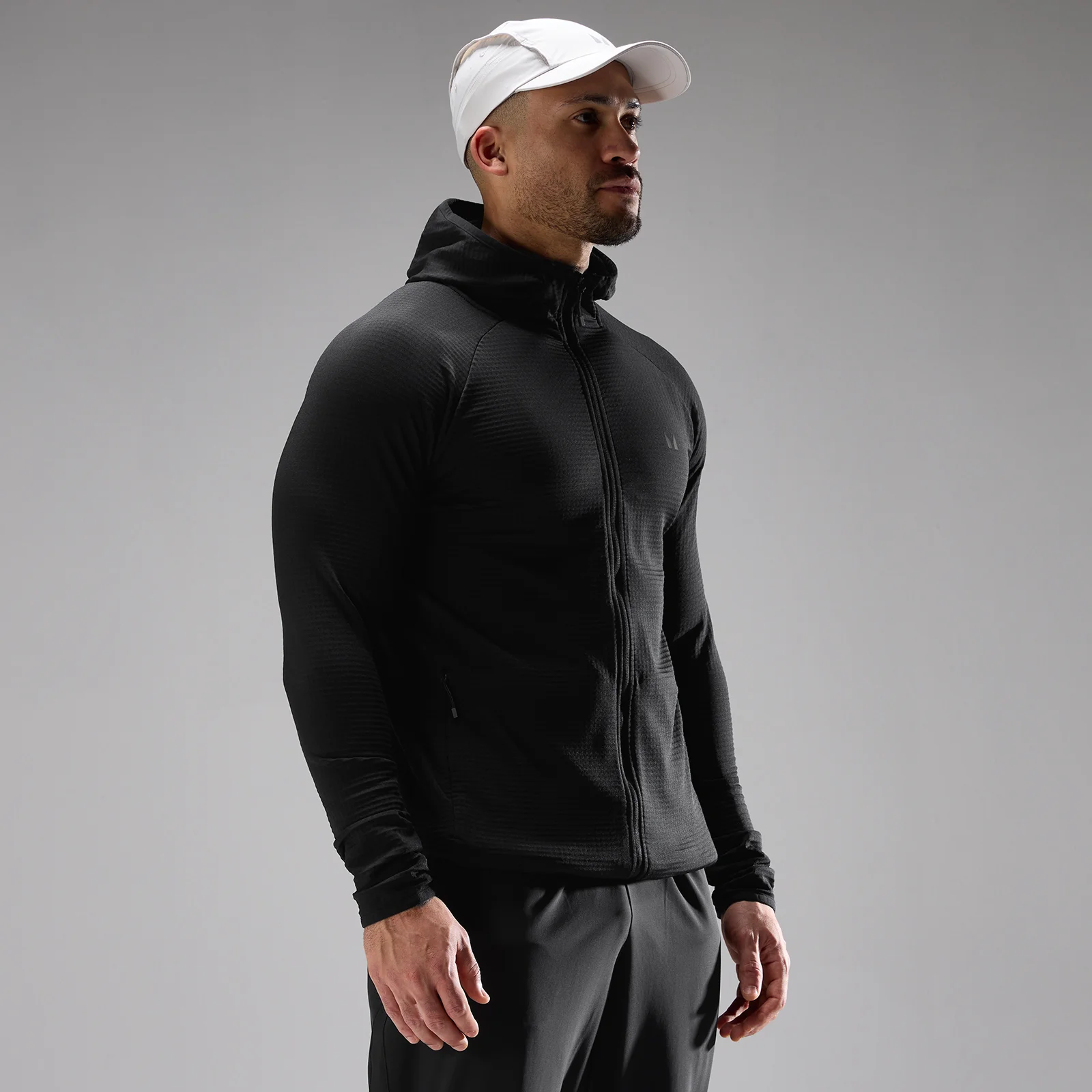 MP Men's Training Ultra Gridded Hoodie - Black - L Image 1
