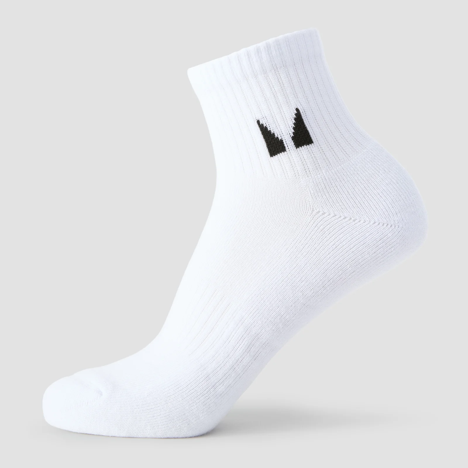 MP Unisex Ankle Socks (5 Pack) - White - UK 6-8 Image 2