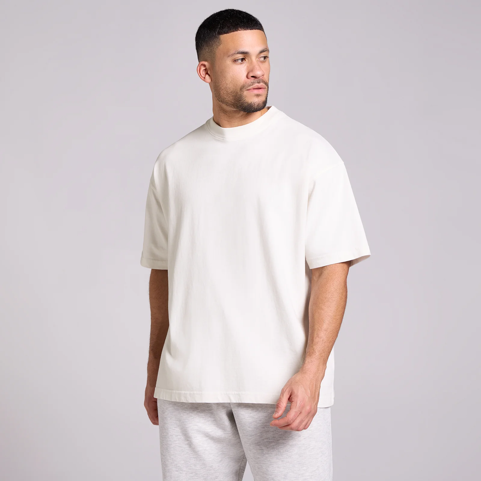 MP Men's Washed Oversized Cotton T-Shirt - Vintage White - XS Image 1