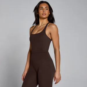 MP Women's Tempo Strappy Racerback Vest - Cocoa - Size S