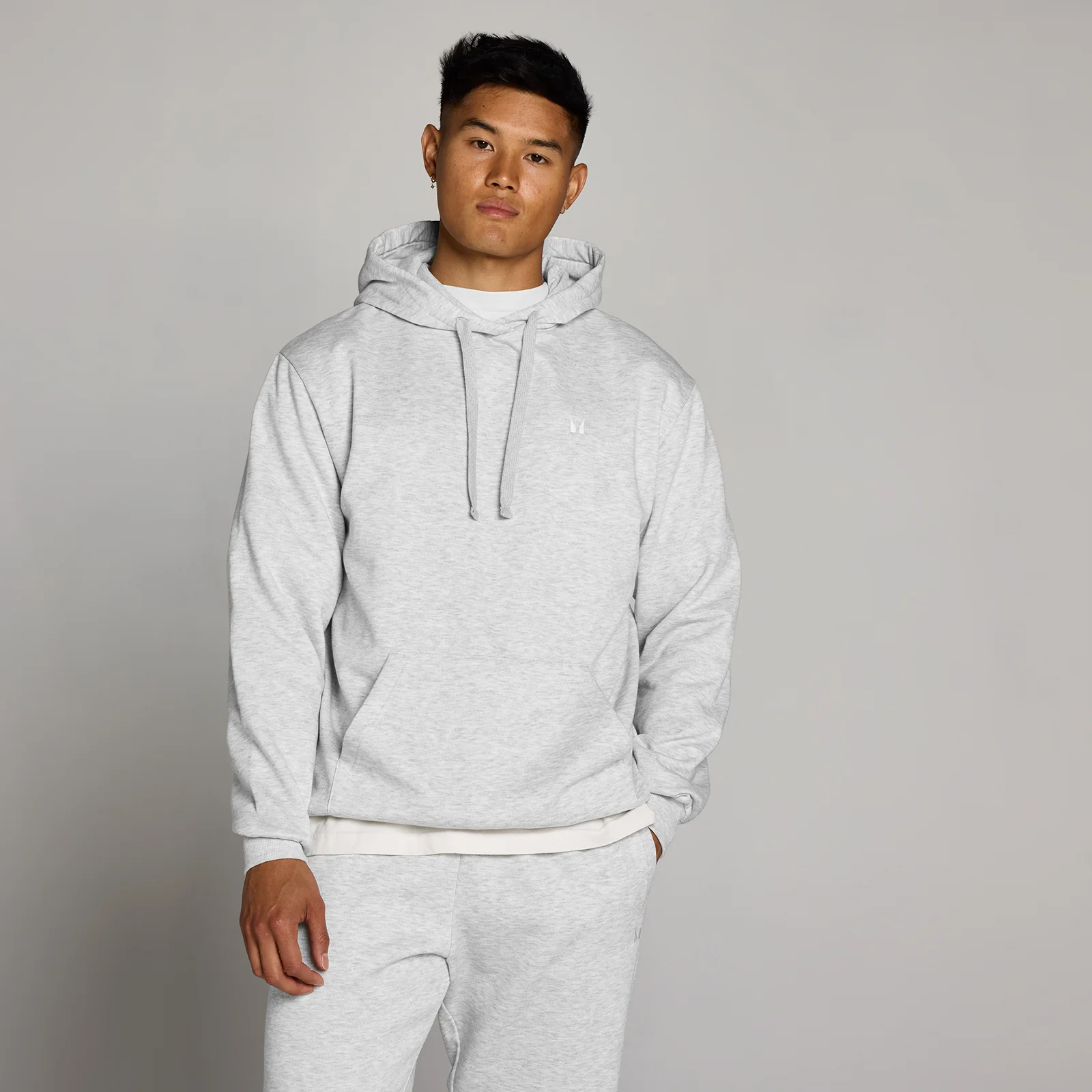 MP Men's Rest Day Hoodie - Light Grey Marl - XXL Image 1