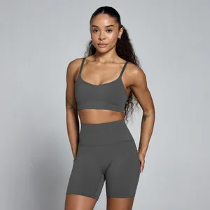 MP Women's Tempo Sports Bra - Dark Grey - Size M
