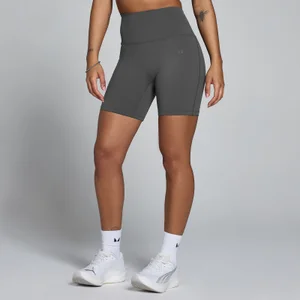 MP Women's Tempo High Waisted Shorts - Dark Grey - Size M