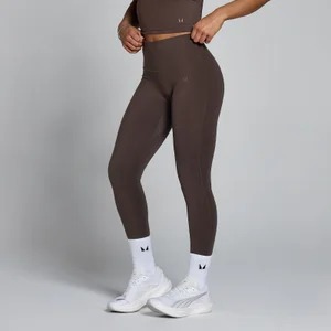 MP Women's Tempo High Waisted Leggings - Cocoa - Size L