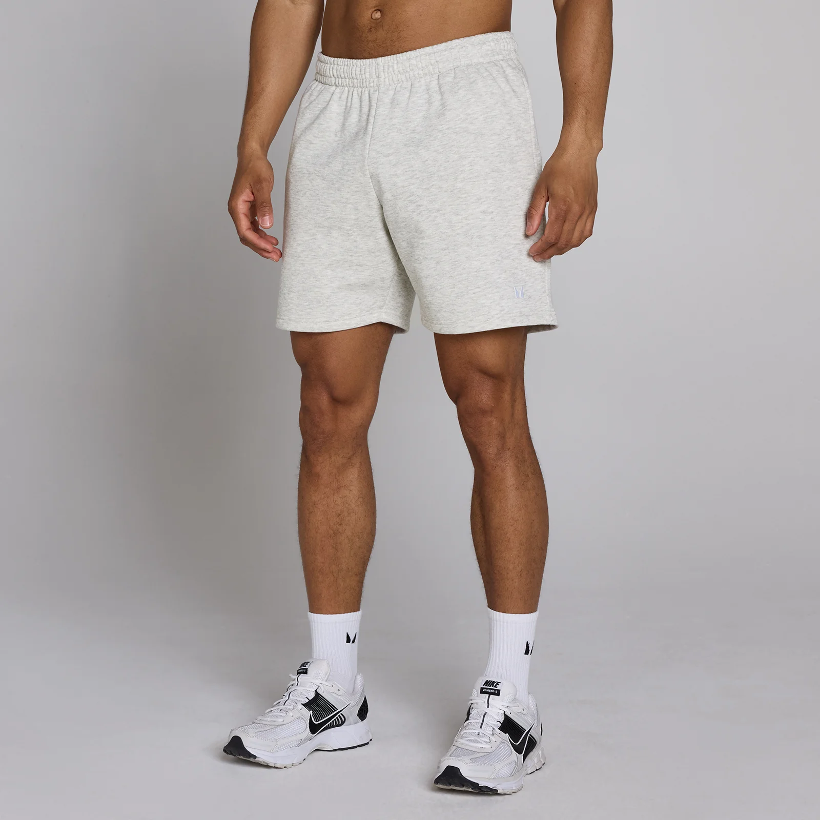MP Men's Rest Day 7" Sweat Short - Light Grey Marl - XXXL Image 1