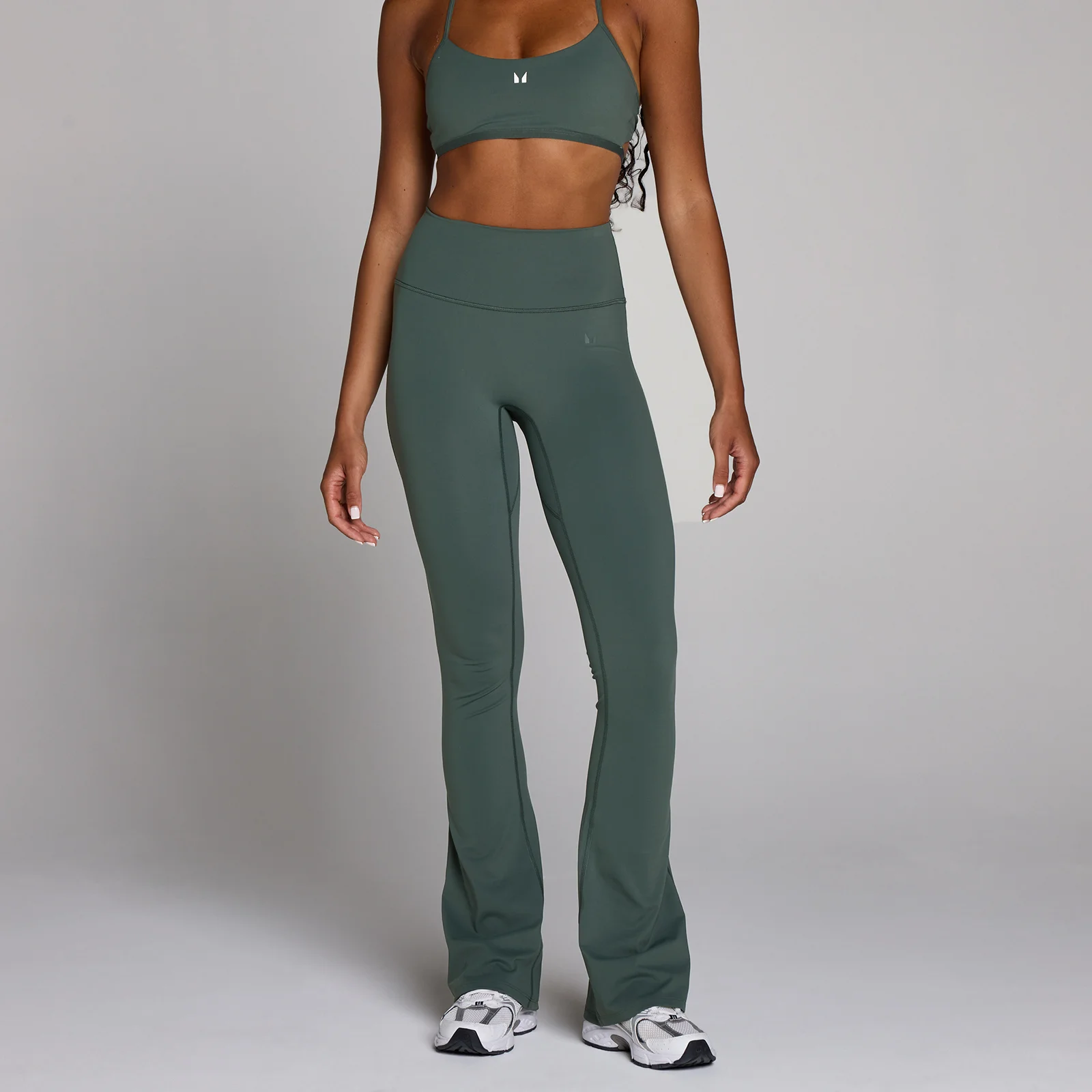 MP Women's Tempo Flared Leggings - Cloudy Green - XS Image 1